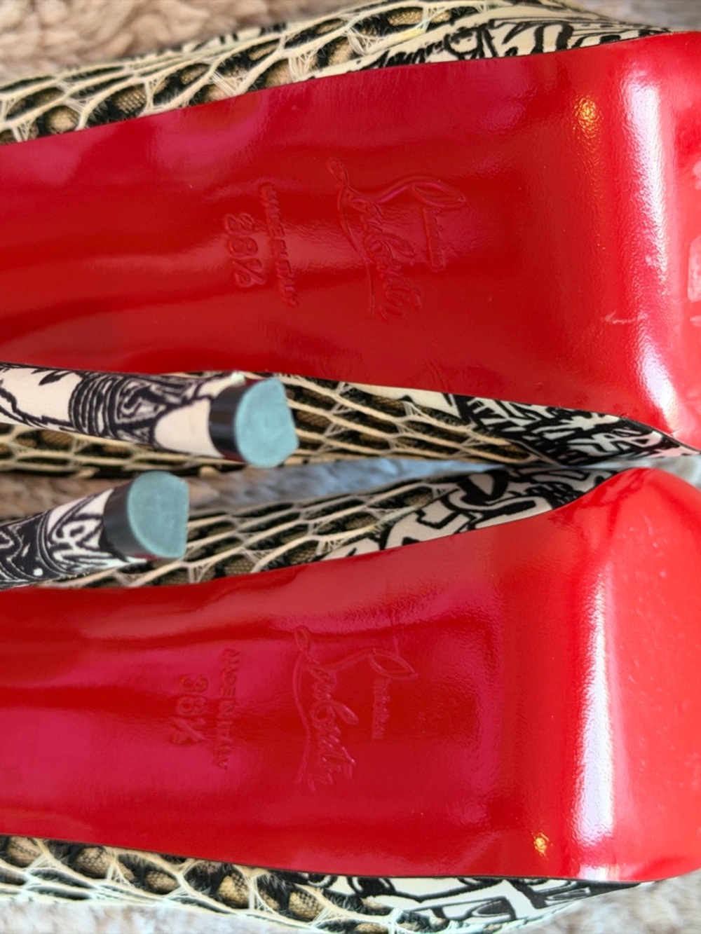 LIMITED EDITION NWB Christian Louboutin Max Fetish Peep Toe Platform Pumps 150mm - Picture 5 of 6